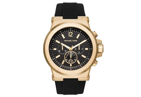 michael kors uhr lederarmband schwarz|Michael Kors Ersatzbänder .